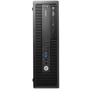HP EliteDesk 800 G1 SFF Intel Core i5-4TH GEN 3.2GHz/8GB-MEM/180SSD+1TB-HDD/DVD/Win10 HOME