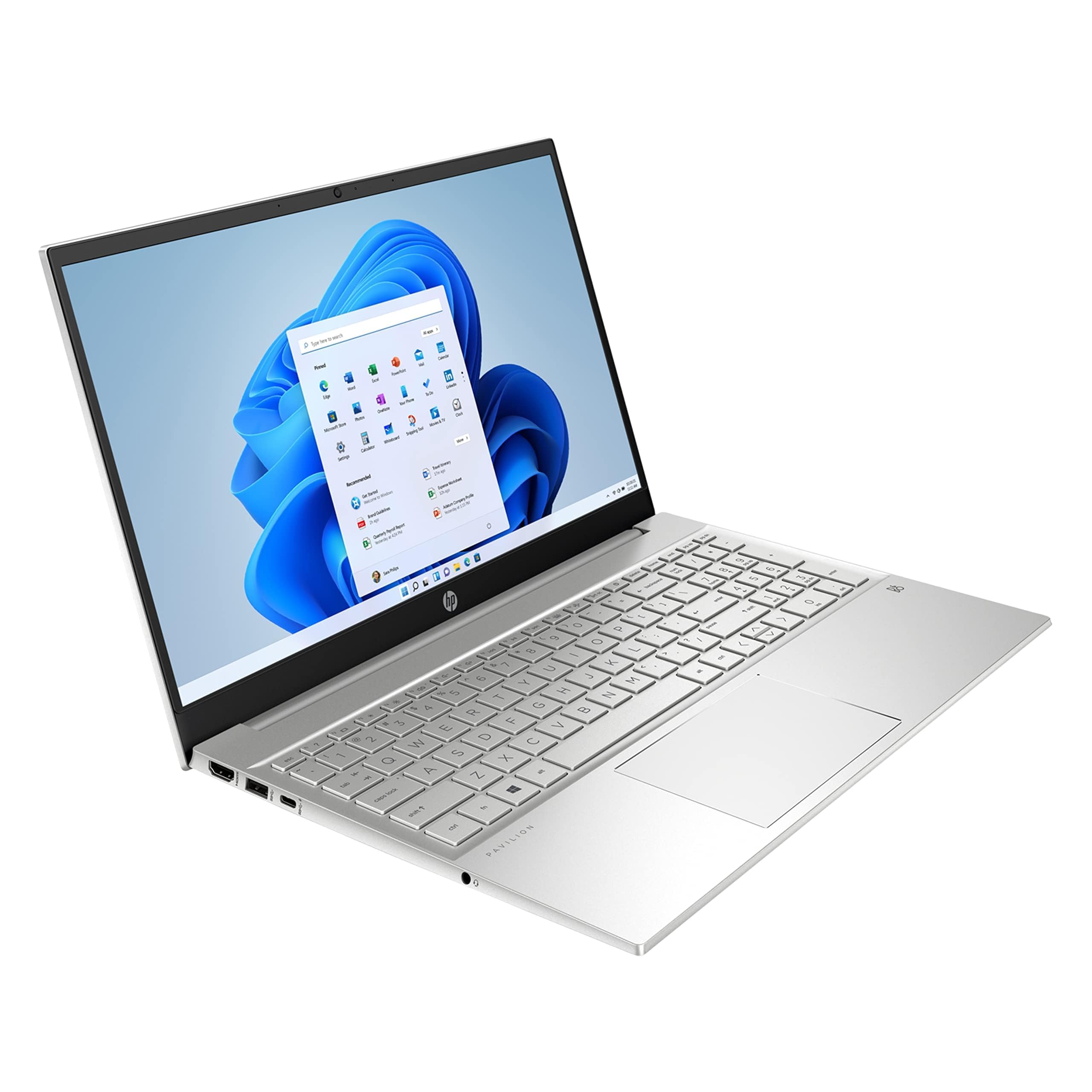 HP Pavilion 15-EG0125 Core™ i5-1135G7 256GB SSD 8GB 15.6" (1366x768) WIN11 NATURAL SILVER