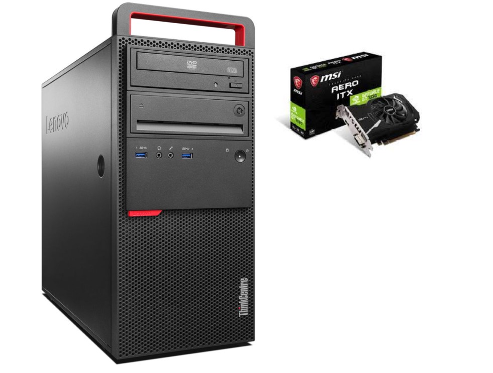 LENOVO M800/I5-6500 3.2Ghz/16gb MEM/480gb ssd /DVDRW/win 10 home he /GT 1030 4GB