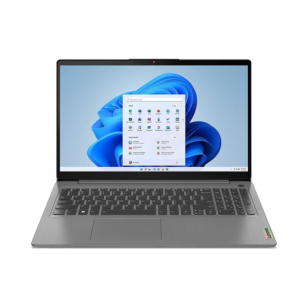 Lenovo 3 15IAU7 Core™ i7-1255U 512GB SSD 16GB 15.6" (1920x1080) TOUCHSCREEN WIN11 ARCTIC GREY Backlit Keyboard FP Reader