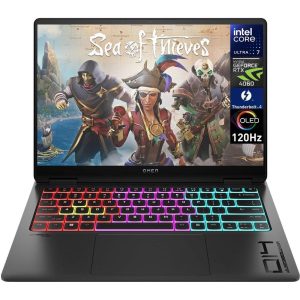 נייד גיימינג עודפים   - HP OMEN TRANSCEND 14-FB0013 GAMING Core™ Ultra 7 155H 1TB SSD 16GB 14" (2880x1800) 2ms OLED 120Hz WIN11 NVIDIA® RTX 4060 8192MB SHADOW BLACK RGB Backlit Keyboard