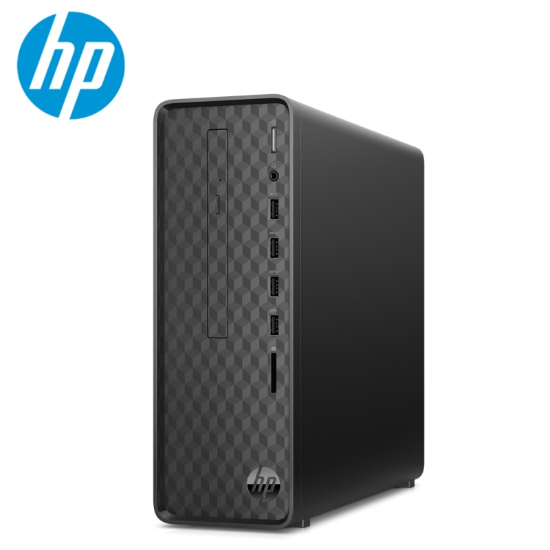HP SLIM S01-PF2033W DESKTOP Core™ i3-12100 512GB SSD 8GB BT WIN11 BLACK Wireless Keyboard Mouse