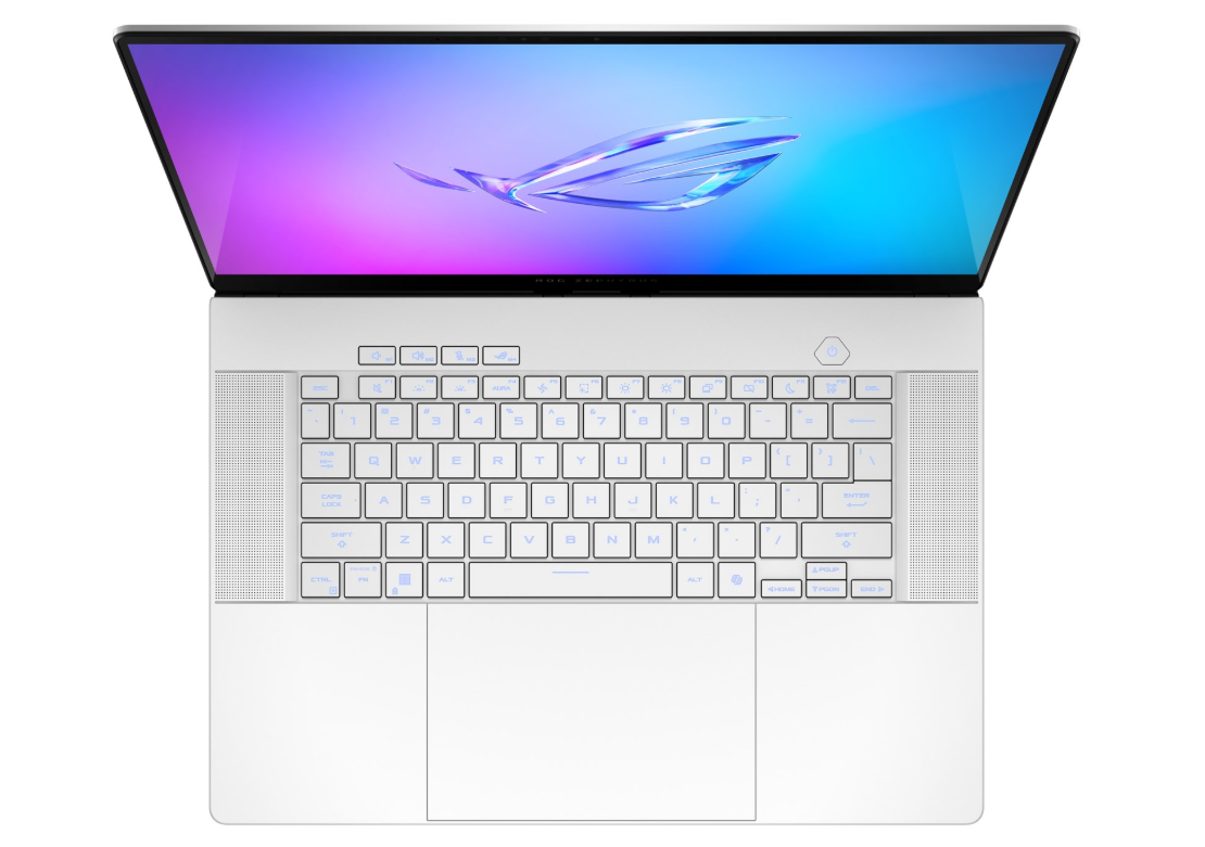 Asus ROG ZEPHYRUS G16 GA605WV GAMING AMD™ Ryzen AI 9 HX 370 1TB SSD 16GB 16" (2560x1600) OLED 240Hz WIN11 NVIDIA® RTX 4060 8192GB PLATINUM WHITE Backlit Keyboard