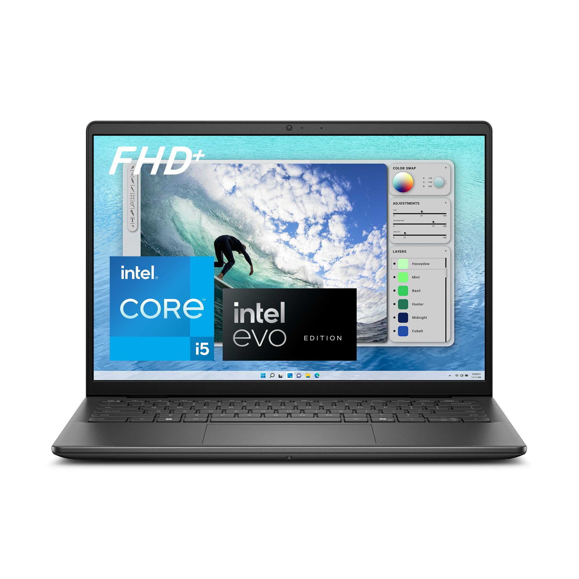 Dell Inspiron 5440-5463BLK Core™ i5-1334U 512GB SSD 8GB 14" (1920x1200) WIN11 CARBON BLACK Backlit Keyboard