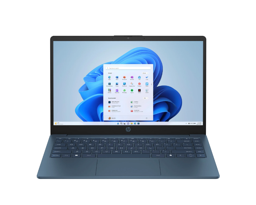 HP 14-EP2012 Intel® N150 128GB SSD 4GB 14" (1366x768) WIN11 HOME WATERFALL BLUE - מחשב נייד מחודש