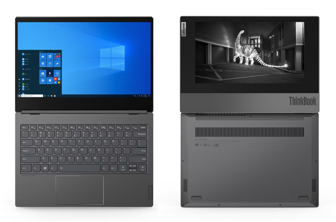 Lenovo ThinkBook Plus IRU Gen 4 DUAL SCREENS Core™ i5-1335U 512GB SSD 16GB 13.3" (2880x1800) OLED TOUCHSCREEN + 12" (2560x1600) TOUCHSCREEN WIN11 Pro STORM GRAY Backlit Keyboard FP Reader