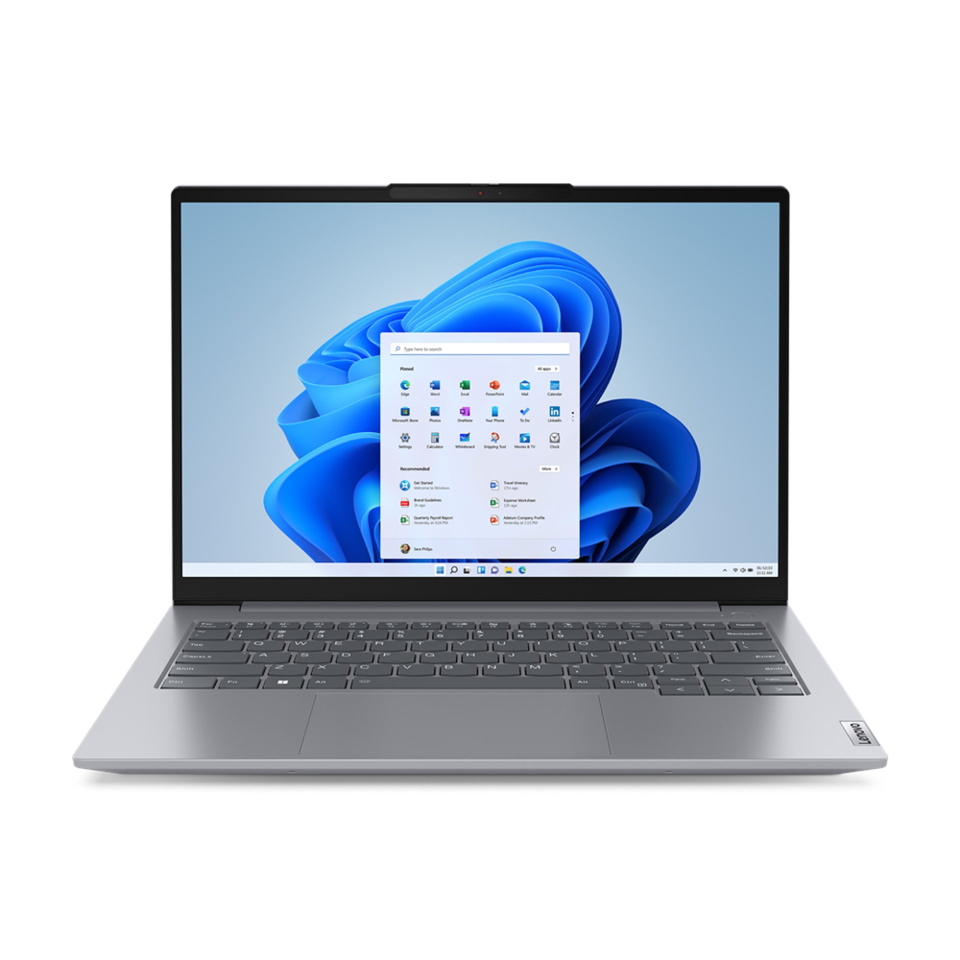 Lenovo Thinkbook 14 IML Gen 7 Core™ Ultra 7 155U 512GB SSD 16GB 14" (1920x1200) TOUCHSCREEN WIN11 Pro ARCTIC GRAY Backlit Keyboard FP Reader - מחשב נייד עודפים