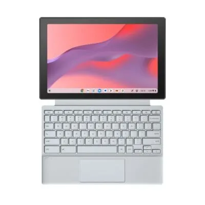 Asus Chromebook CM3001DM2A-WS88T-S Rugged Detachable MediaTek Kompanio 520 128GB SSD 8GB 10.5" (1920x1200) TOUCHSCREEN ChromeOS ARM Mali-G52 MC2 FOG SILVER w/ Detachable Keyboard - מחשב נייד מחודש