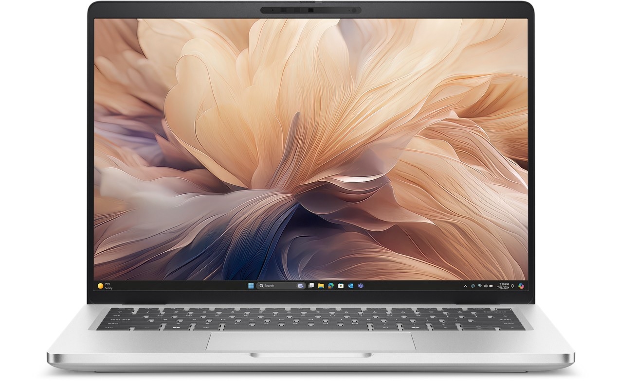 Dell Pro 14 Plus Core™ Ultra 7 266V 512GB SSD 16GB 14" (1920x1200) TOUCHSCREEN WIN11 Pro SILVER Backlit Keyboard FP Reader