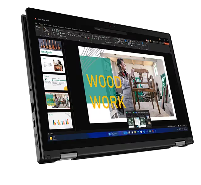 Lenovo ThinkPad L13 2-IN-1 Gen 5 Core™ Ultra 5 135U 256GB SSD 16GB 13.3" (1920x1200) TOUCHSCREEN WIN11 Pro BLACK Backlit Keyboard FP Reader Lenovo Integrated Pen
