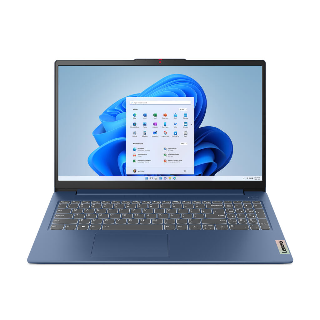 Lenovo SLIM 3 15ABR8 AMD Ryzen™ 7 7730U 512GB SSD 16GB 15.6" (1920x1080) TOUCHSCREEN WIN11 ABYSS BLUE Backlit Keyboard FP Reader - מחשב נייד עודפים
