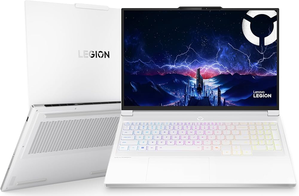 Lenovo LEGION 7 16IAX10 GAMING Core™ Ultra 9 275HX 1TB SSD 32GB 16" (2560x1600) OLED 165Hz WIN11 NVIDIA® RTX 5070 8192MB GLACIER WHITE RGB Backlit Keyboard - מחשב נייד גיימינג עודפים