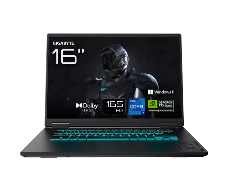 Gigabyte ‎GAMING A16 Core™ i7-13620H 512GB SSD 16GB 16" (1920x1200) 165Hz WIN11 NVIDIA® RTX 4050 6144MB BLACK STEEL Backlit Keyboard