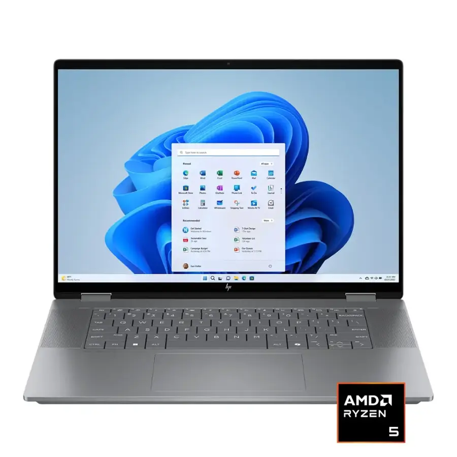 HP OmniBook X Flip 16-AR0013 2-IN-1 Ryzen™ AI 5 340 512GB SSD 16GB 16" (1920x1200) TOUCHSCREEN WIN11 METEOR SILVER Backlit Keyboard