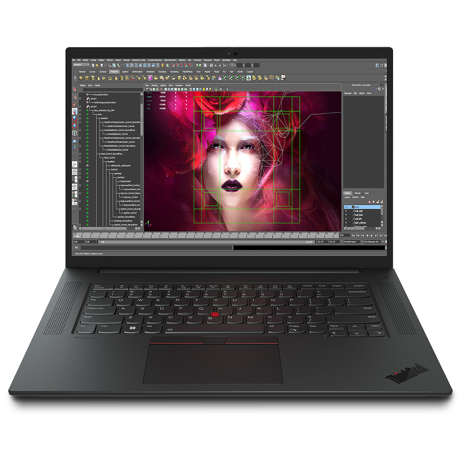 Lenovo ThinkPad P1 Gen 6 MOBILE WORKSTATION Core™ i7-13700H 1TB SSD 32GB 16" (2560x1600) WIN11 Pro NVIDIA® RTX 2000 8192MB BLACK Backlit Keyboard FP Reader