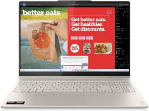 Lenovo YOGA 7 16AKP10 2-IN-1  83JUX003US AMD Ryzen™ AI 7 350 1TB SSD 16GB 16" (1920x1200) TOUCHSCREEN WIN11 SEASHELL Backlit Keyboard FP Reader - מחשב נייד עודפים