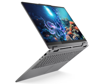 Lenovo YOGA 7 16ILL10 2-IN-1 Core™ Ultra 5 226V 512GB SSD 16GB 16" (1920x1200) TOUCHSCREEN WIN11 LUNA GREY Backlit Keyboard FP Reader