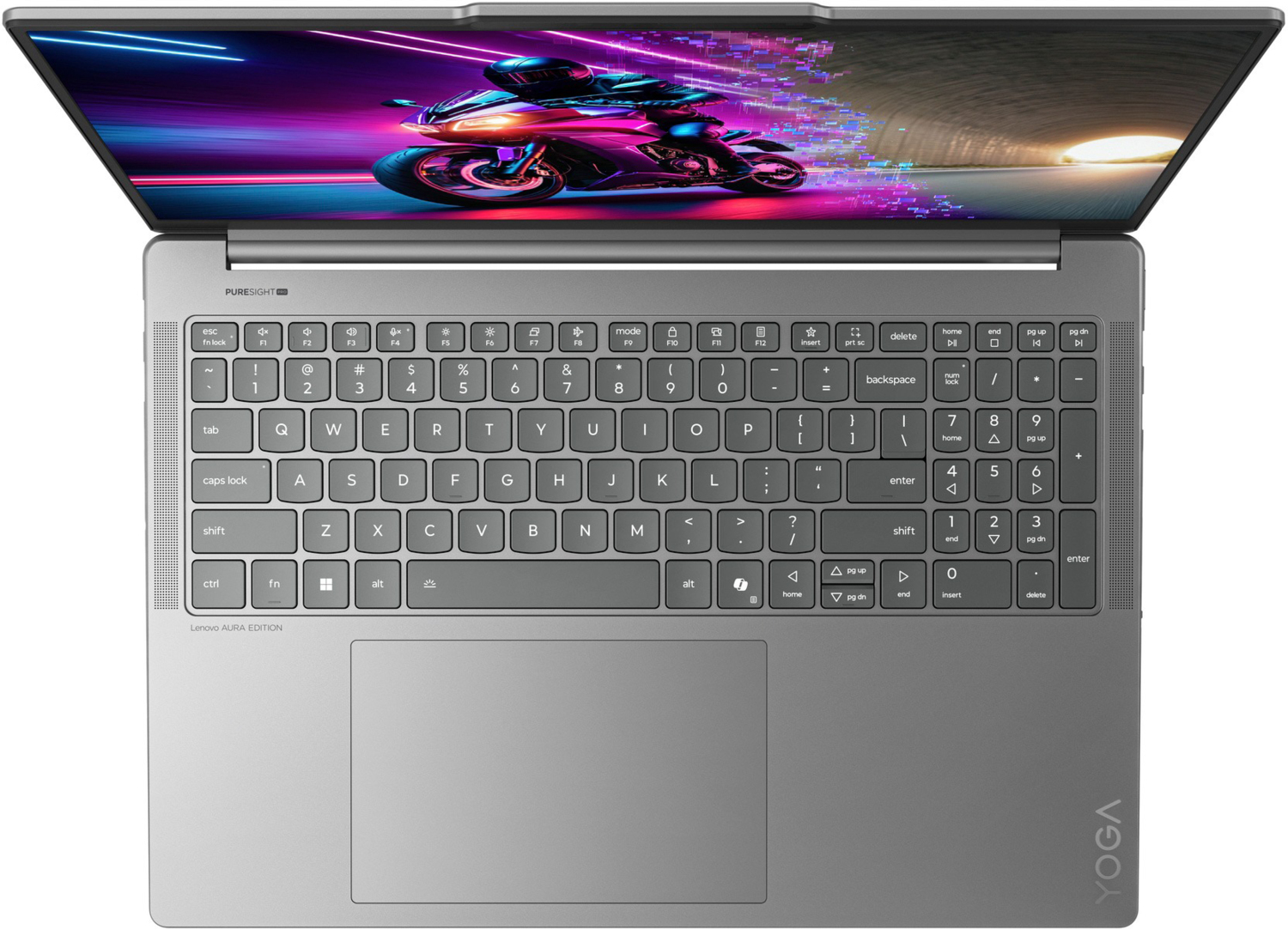 Lenovo YOGA Pro 9 16IAH10 Core™ Ultra 9 285H 1TB SSD 32GB 16" (2880x1800) TOUCHSCREEN OLED 120Hz WIN11 Pro NVIDIA® RTX 5050 8192MB LUNA GRAY Backlit Keyboard