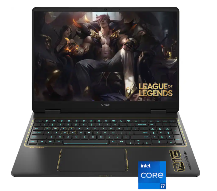HP OMEN 16-AM0017 GAMING League of Legends Ltd Ed Core™ i7-14650HX 1TB SSD 32GB 16" (1920x1200) 165Hz WIN11 NVIDIA® 5060 8192MB SHADOW BLACK RGB Backlit Keyboard
