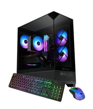 iBUYPOWER ESA7N56T01 GAMING AMD Ryzen™ 7 8700F 1TB SSD 32GB WIN11 NVIDIA® RTX 5060Ti 8192MB BLACK Keyboard Mouse