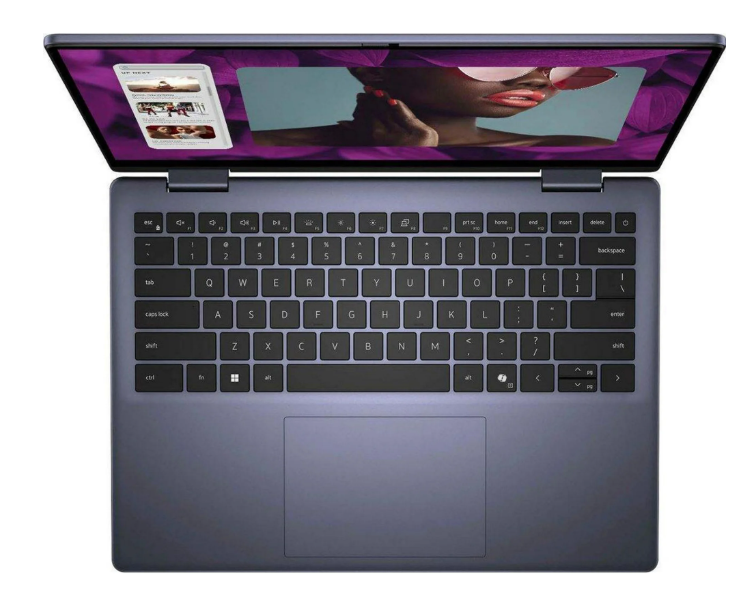 Dell Plus 14 2-IN-1 AMD Ryzen™ AI 5 340 512GB SSD 16GB 14" (1920x1200) TOUCHSCREEN WIN11 MIDNIGHT BLUE Backlit Keyboard FP Reader