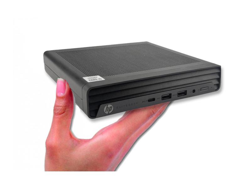 HP EliteDesk 800 G6 Micro Core™ i5-10500T 256GB SSD 8GB WIN11 Pro Keyboard & Mouse - מחשב נייח מחודש