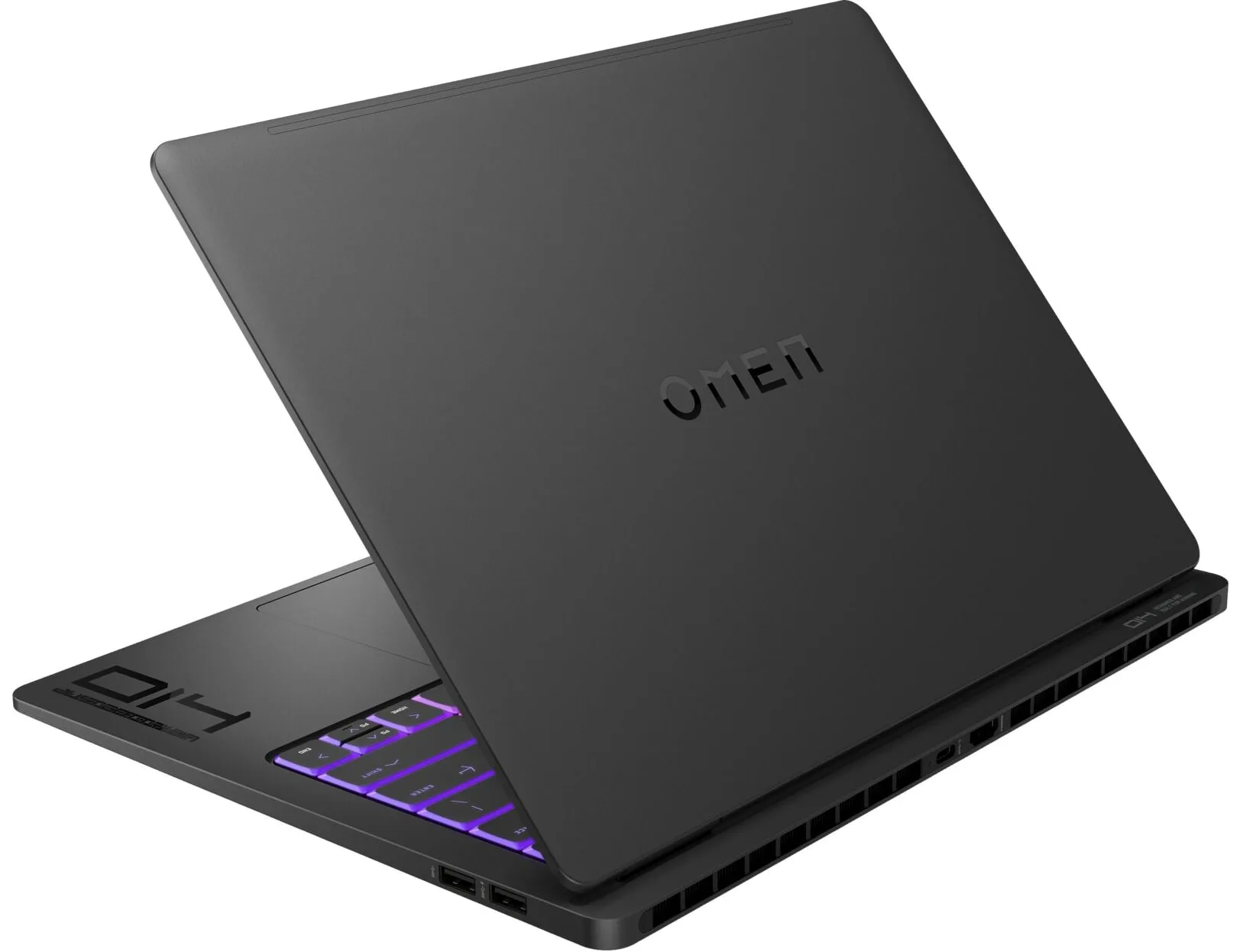 מחשב נייד עודפים לגיימינג  -  HP OMEN TRANSCEND 14-FB1013 GAMING Core™ Ultra 7 255H 1TB SSD 32GB 14" (2880x1800) 2ms OLED 120Hz WIN11 NVIDIA® RTX 5060 8192MB SHADOW BLACK RGB Backlit Keyboard