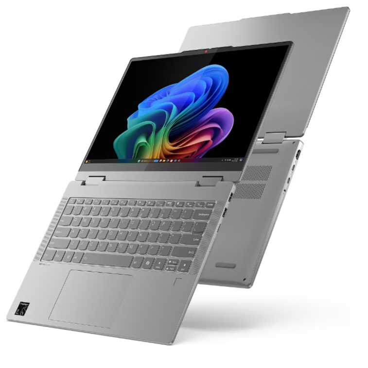 Lenovo 5 14Q8X9 2-IN-1 Copilot+ Snapdragon® X Plus X1P-42-100 1TB SSD 16GB 14" WUXGA (1920x1200) TOUCHSCREEN OLED WIN11 LUNA GREY Backlit Keyboard FP Reader - נייד עודפים