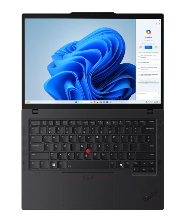 Lenovo ThinkPad T14s Gen 5 Core™ Ultra 7 155U 512GB SSD 16GB 14" WUXGA (1920x1200) IPS WIN11 Pro IR Webcam BLACK Backlit Keyboard FP Reader
